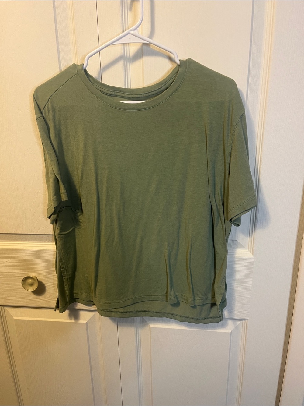 Nike Women's Olive Short Sleeve Crew Tee